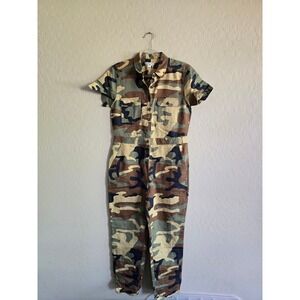 Outerknown Army Camo Print S.E.A. Jumpsuit New with tags Size Small